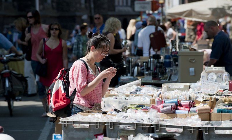 Trödelmarkt Bij Sint-Jacobs