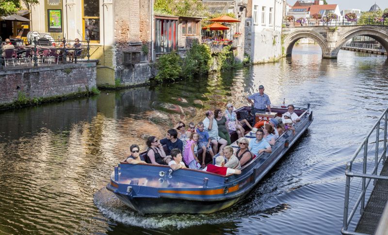 Bootsfahrt auf der Binnendijle